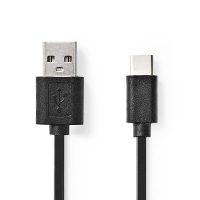 123-3D USB A naar C kabel | 10 cm | zwart  DAR00550