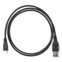 123-3D USB A naar microUSB kabel | 95cm | USB 2.0 (Zwart)  DDK00121