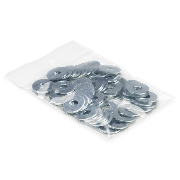 123-3D Vlakke carrosserie-sluitring verzinkt M5 x 15 x 1,2 mm (50stuks)  DBM00040 - 3