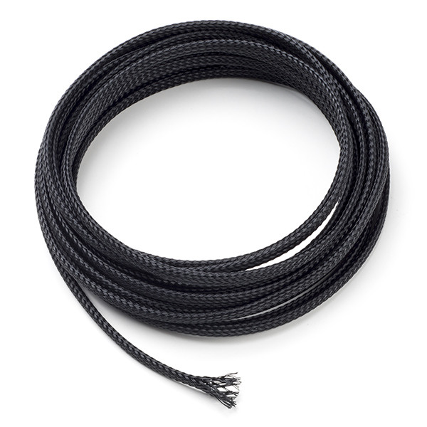 123-3D Vlechtkous 4 mm zwart (5 meter)  DKA00027 - 1