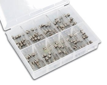 123-3D Zekeringen 5x20 mm set Traag (100 stuks) K/FU DZE00004 - 1
