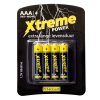 123accu Xtreme Power AAA / MN2400 / LR03 alkaline batterij 4 stuks MN2400C ADR00008 - 1