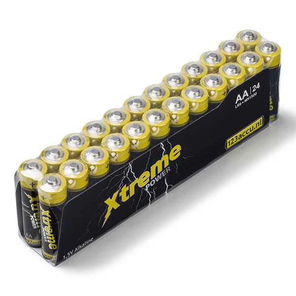 Alice De volgende Disciplinair 123accu Xtreme Power MN1500 Penlite AA batterij 24 stuks 123accu 123-3d.nl