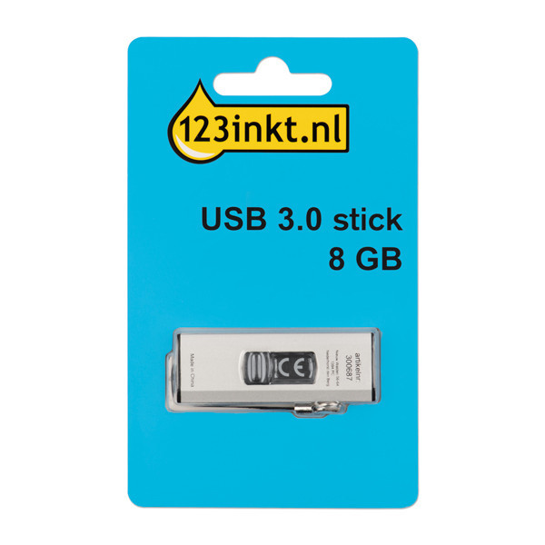 123inkt USB 3.0 stick 8GB 300687 - 1