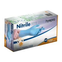 123schoon Nitril handschoenen maat L poedervrij (blauw, 100 stuks)  SDR00487