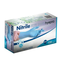 123schoon Nitril handschoenen maat XL poedervrij (blauw, 100 stuks)  SDR00488