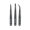 3-in-1 niet-geleidende antistatische pincetset (123accu huismerk) ADR00287 - 3