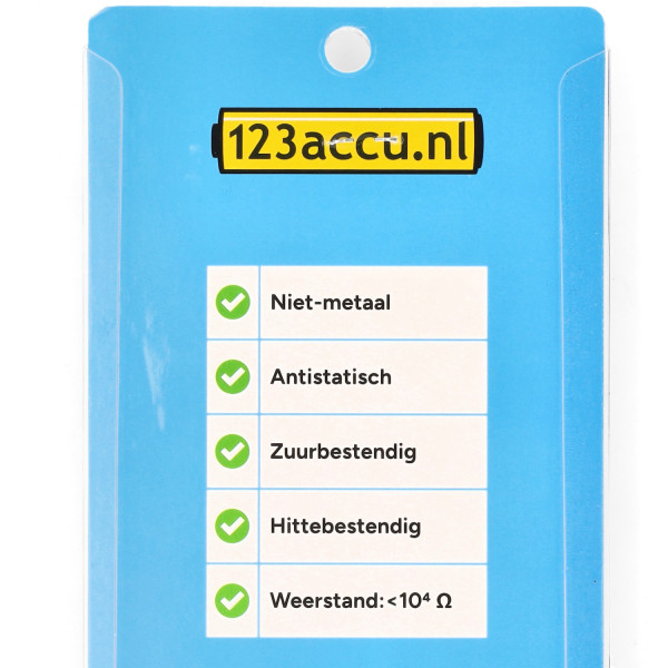 3-in-1 niet-geleidende antistatische pincetset (123accu huismerk) ADR00287 - 2