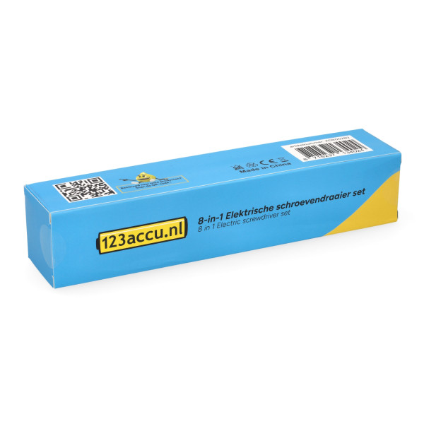 8-in-1 elektrische schroevendraaierset (123accu huismerk) ADR00282 - 2