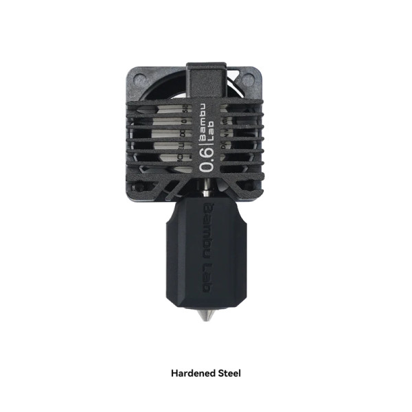 BambuLab Bambu Lab P1 Series Compleet Hotend Assemblage met Gehard Staal Nozzle 0,6 mm FAH005-P DAR01293 - 1