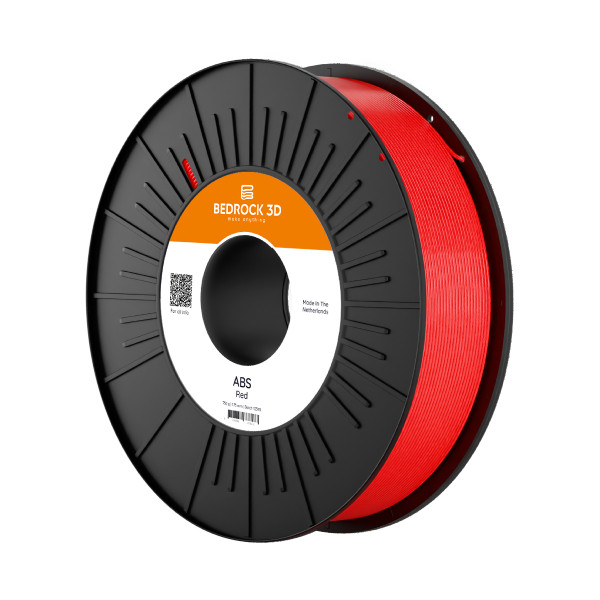 Bedrock 3D ABS filament Rood 1,75 mm 0,75 kg DFB00266 - 1