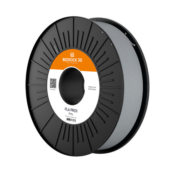 Bedrock 3D PLA PRO1 Grijs 2,85 mm 1 kg DFB00290 - 1
