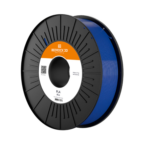 Bedrock 3D PLA filament Blauw 1,75 mm 0,75 kg DFB00239 - 1