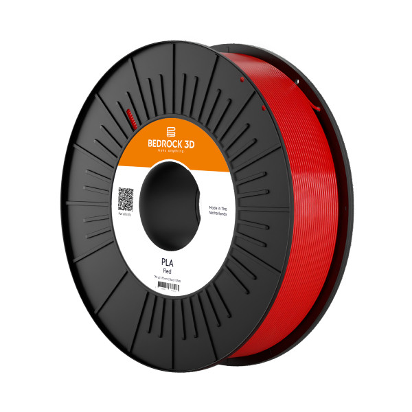 Bedrock 3D PLA filament Rood 1,75 mm 0,75 kg DFB00238 - 1