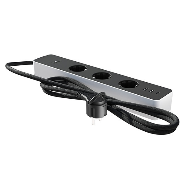 Calex Smart Power stekkerdoos | 2x USB | 1x USB-C | Max. 3680W LCA00921 - 1