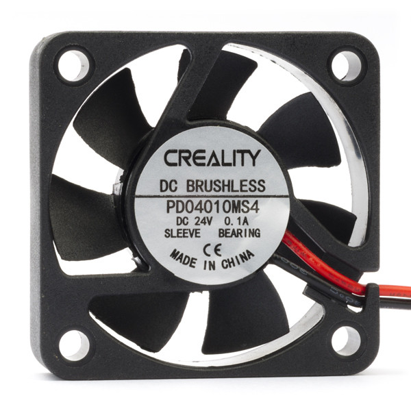 Creality3D Creality 3D CR-10S Pro / CR-X Nozzle ventilator | 24V | 40x40x10 axiaal met connector 400309049 DAR00041 - 1