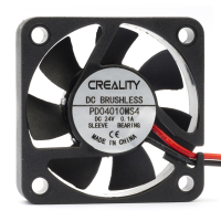 Creality3D Creality 3D CR-10S Pro / CR-X Nozzle ventilator | 24V | 40x40x10 axiaal met connector 400309049 DAR00041