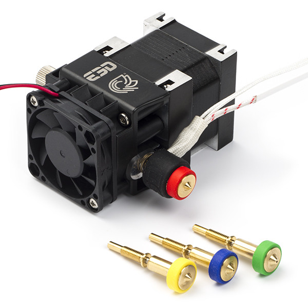 E3D Revo Hemera high performance kit 12 Volt 1,75 mm (0,25, 0,4, 0,6, 0,8 mm nozzles) HEMERA-175-RC-12V-AS-FL DED00306 - 1