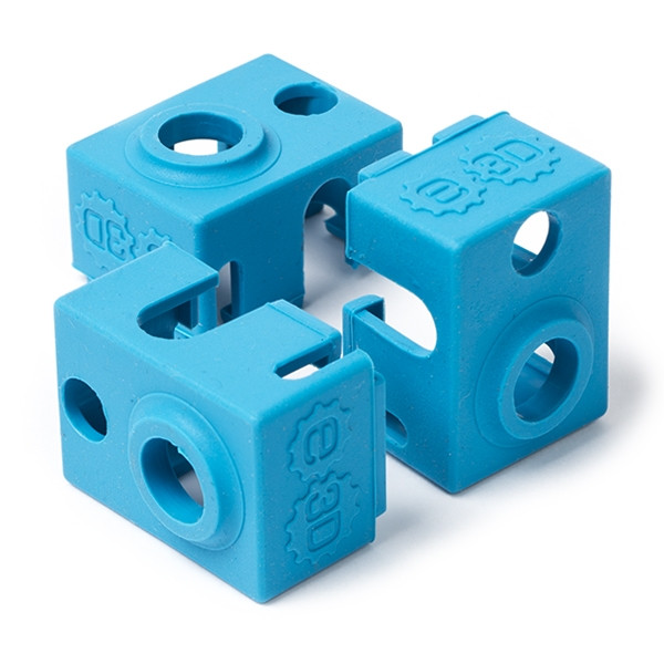 E3D siliconen sok voor v6 hotends standaard (3 stuks) V6-SOCK-3PACK DED00121 - 1