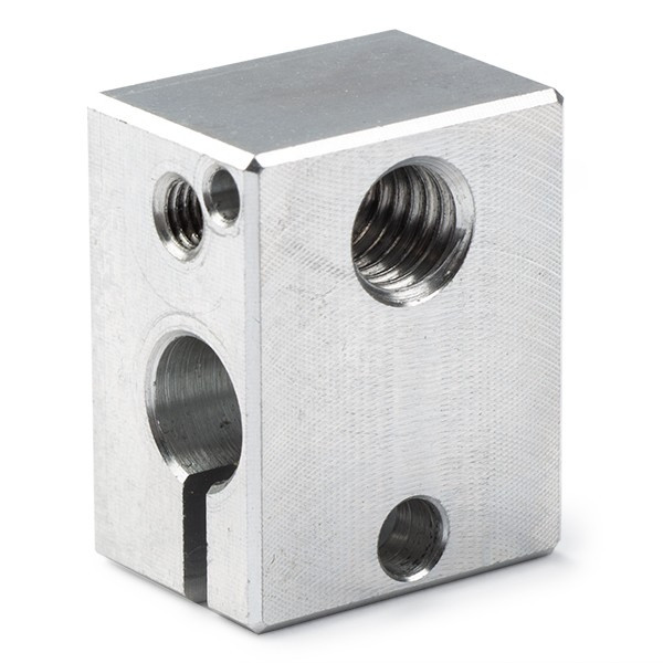 E3D v6 heater block + bevestigingsmaterialen (origineel) oude versie  DED00088 - 1