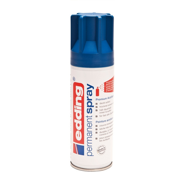 Edding 5200 permanente acrylverf spray mat gentiaanblauw (200 ml) 239047 - 1