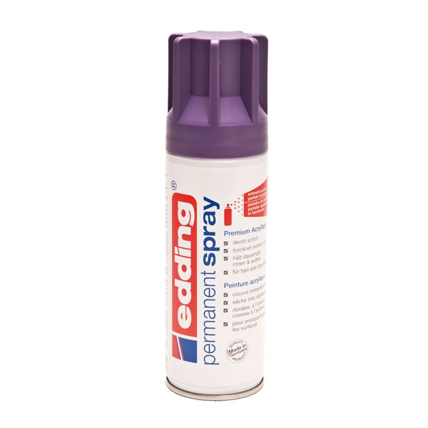 Edding 5200 permanente acrylverf spray mat lila (200 ml) 4-5200908 239052 - 1