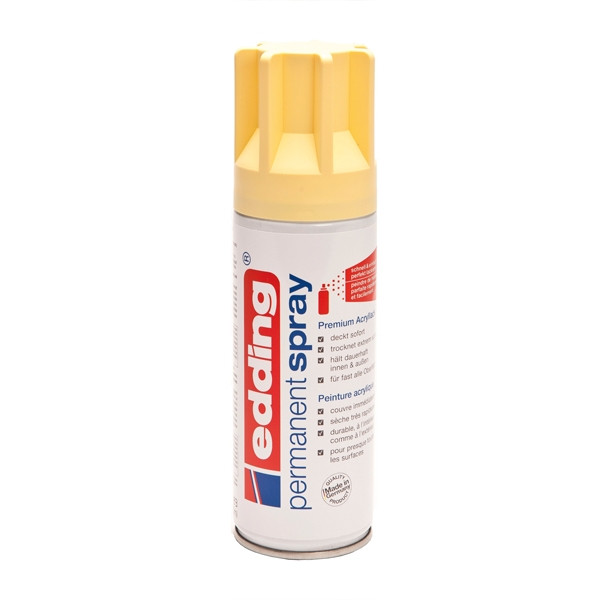 Edding 5200 permanente acrylverf spray mat pastelgeel (200 ml) 4-5200915 239059 - 1