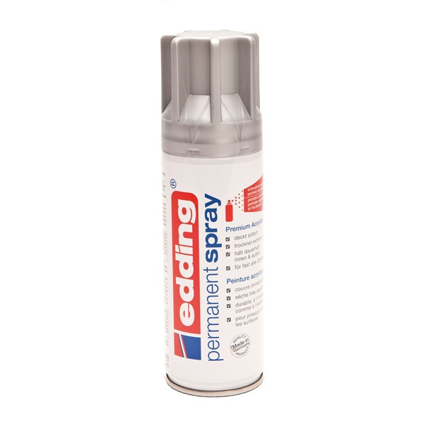 Edding 5200 permanente acrylverf spray mat zilver (200 ml) 239067 - 1