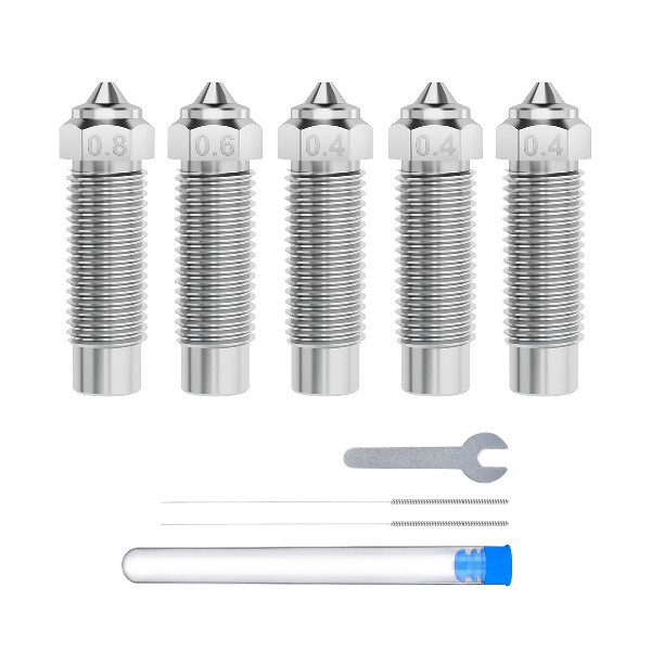 Elegoo Neptune 4 Plus & Max Gehard stalen nozzle kit 50.204.0090 DAR01531 - 1