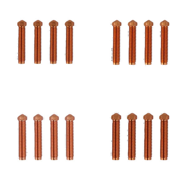 Elegoo OrangeStorm Giga Nozzle 0,4, 0,6, 0,8, 1 mm (20 stuks) 50.204.0107 DAR02052 - 1