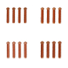 Elegoo OrangeStorm Giga Nozzle 0,4, 0,6, 0,8, 1 mm (20 stuks)
