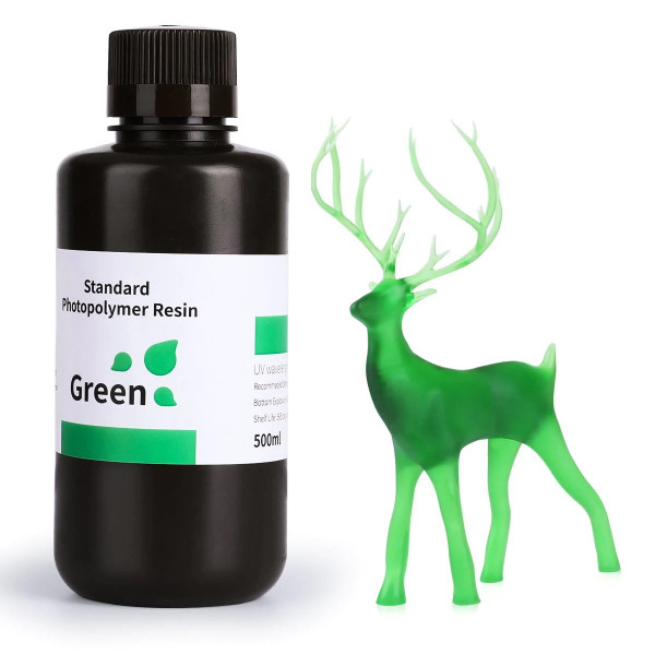 Elegoo Standaard resin Helder groen 0,5 kg 14.0007.45B DLQ05042 - 1