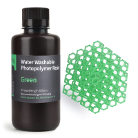 Elegoo Water Washable resin Helder groen 0,5 kg 14.0007.101 DLQ05060