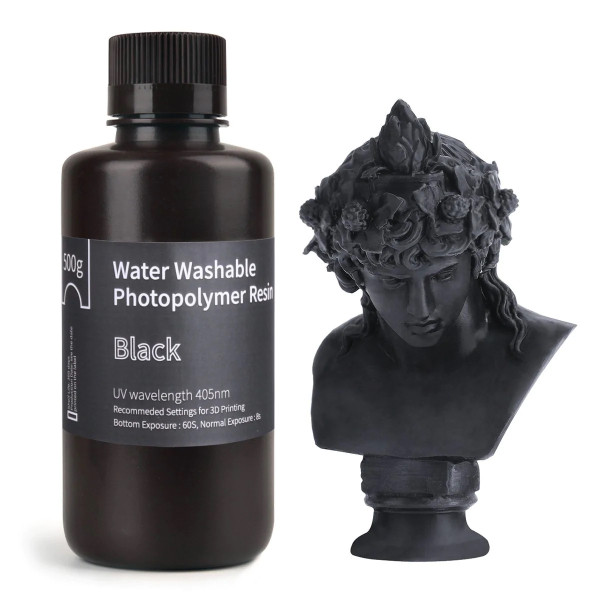 Elegoo Water Washable resin zwart 0,5 kg  DLQ05072 - 1