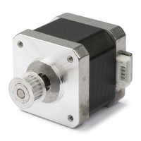 GEEETECH stappenmotor met pulley (42SHD0034-20B) 700-001-1300 DAR00676