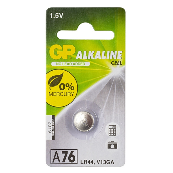 GP LR44 Alkaline knoopcel batterij 1 stuk  215042 - 1