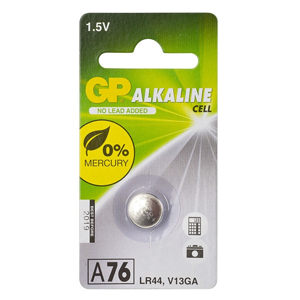 GP LR44 Alkaline knoopcel batterij 1 stuk  215042 - 1