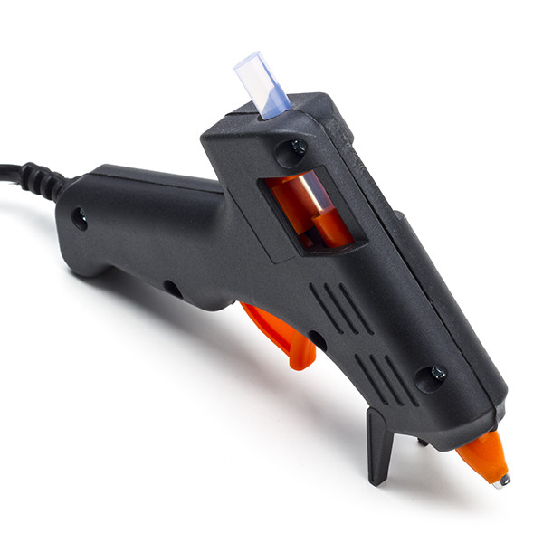 Kinzo elektrisch lijmpistool zwart inclusief 2 lijmpatronen  400707 - 1
