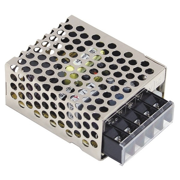 MeanWell Mean Well voeding 12V (15,6 W, 1,3 A) gesloten chassis RS-15-12 LVE00122 - 1