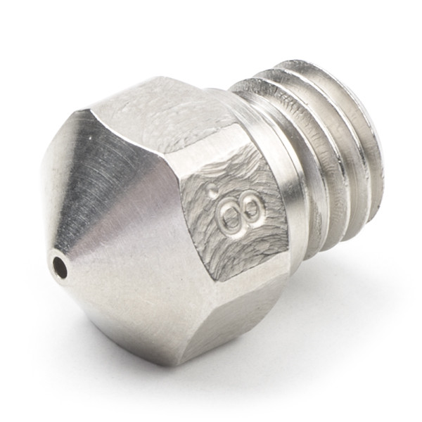 MicroSwiss Micro Swiss A2 hard stalen nozzle voor MK10 All Metal Hotend Kit 1,75 mm x 0,8 mm M2558-08 DMS00112 - 1
