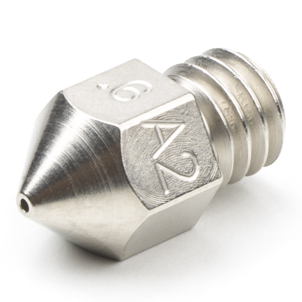 MicroSwiss Micro Swiss A2 hard stalen nozzle voor MK8 Hotend 1,75 mm x 0,6 mm M2585-06 DMS00010 - 1