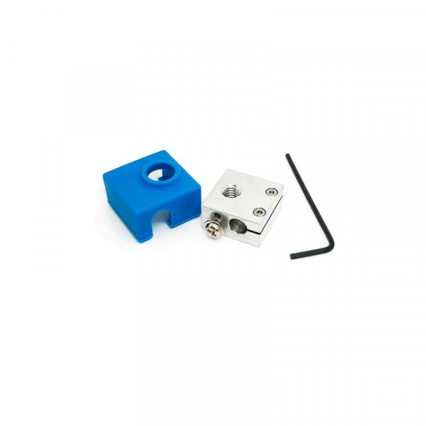 MicroSwiss Micro Swiss Heater Block met Silicone Sock voor CR-10 Printers M2587 DMS00101 - 1