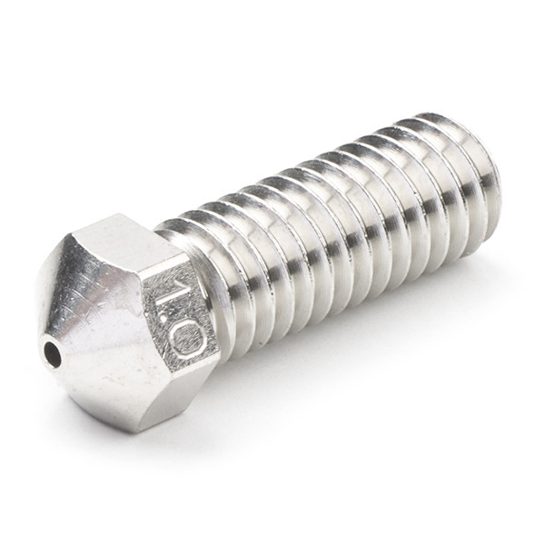 MicroSwiss Micro Swiss Messing gecoate nozzle voor E3D Volcano Hotend 1,75 mm x 1,00 mm M2555-10 DMS00071 - 1