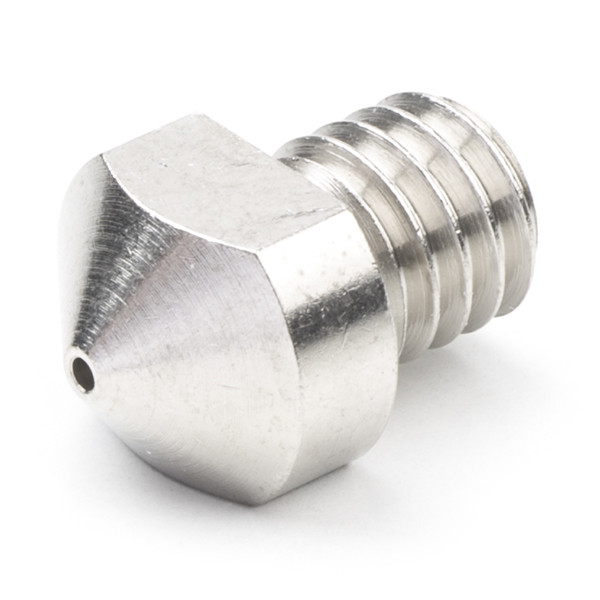 MicroSwiss Micro Swiss Messing gecoate nozzle voor Hexagon Hotend - M6 draad 1,75 mm x 0,80 mm M2554-08 DMS00067 - 1