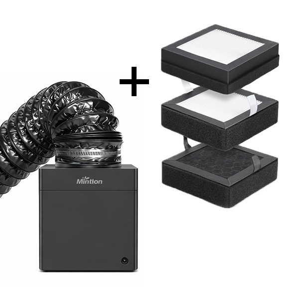 Mintion Lucht Filtratiesysteem V1 – Voordeelbundel (Incl. 3 Extra Filters) DAR03084 - 1
