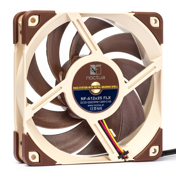 Noctua NF-A12x25 | 12V | 120x120x25 mm | 3-pin | axiaal | FLX ventilator 19331 DMO00073 - 1