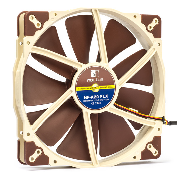 Noctua NF-A20 | 12V | 200x200x30 mm | 3-pin | axiaal | FLX ventilator 19286 DMO00077 - 1