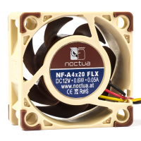 Noctua NF-A4x20 | 12V | 40x40x20 mm | 3-pin | axiaal | FLX ventilator 19290 DMO00064