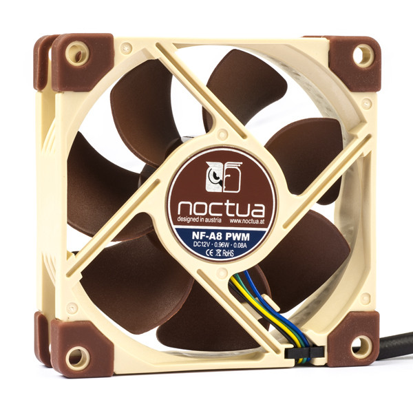 Noctua NF-A8 | 12V | 80x80x25 mm | 4-pin | axiaal | PWM ventilator 19243 DMO00068 - 1