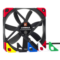 Noctua NF-S12A | 12V | 120x120x25 mm | 4-pin | axiaal | PWM | Chromax Black ventilator  DAR00807